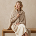Andean Luxury Throw Blanket | Natural Sand