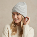 Essential Alpaca Beanie | Undyed Mist